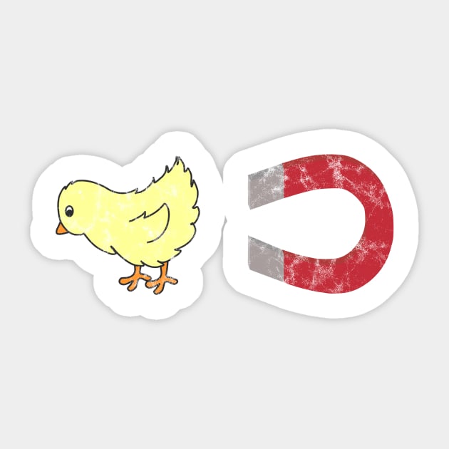 Baby Chick Magnet Sticker by jdsoudry